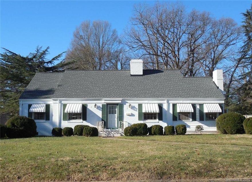 One of a kind, ready for you to make it your own, HW floors, large rooms and built ins. 3 full bathrooms in home. Gas logs in living room. Fixed attic steps to large area that could be finished into a playroom or recreation space, plumbing up in this attic area.