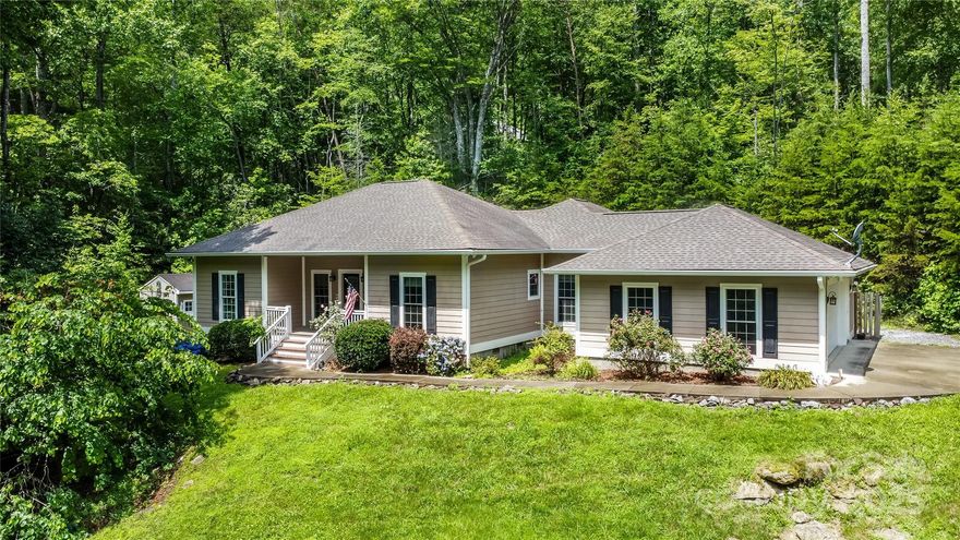 Your Perfect Mountain Escape Awaits! Whether you're seeking a peaceful retreat, a smart investment, or your next full-time home, this beautifully maintained one-owner property in scenic Edneyville checks all the boxes. Enjoy mountain views, fresh air, and quiet surroundings from this custom 3BR/2BA home designed for easy one-level living. The open floor plan, natural light, and quality finishes create a welcoming space to relax, entertain, or generate rental income. The oversized back deck—sold furnished—is perfect for morning coffee or evening wine under the stars. Located on a charming country road near apple orchards and a llama farm, it feels worlds away, yet is only a short drive from downtown Hendersonville’s shops, restaurants, and breweries. Ideal for a second home, 1031 exchange, or quiet primary residence—this move-in-ready gem offers comfort, character, and value in the Blue Ridge Mountains. Priced to sell—don’t miss your chance!