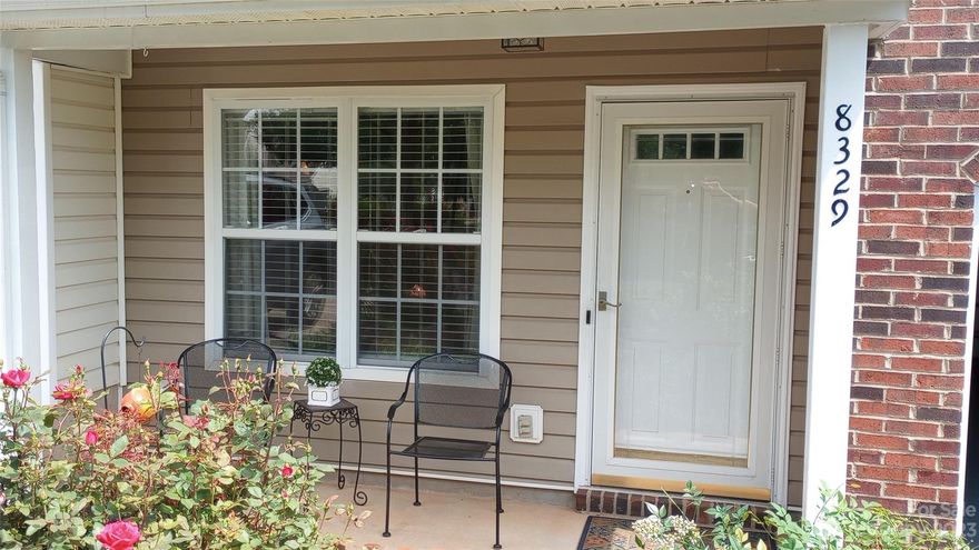 Enjoy the best of South Charlotte living in this townhome in the heart of Ballantyne. Nearby conveniences include everything you could desire only a short walk or drive away.  The welcoming front porch and entryway invite you into the formal living and dining space. The convenient kitchen leads to a private rear patio, perfect for enjoying your morning coffee or outdoor dining. A two-story family room is bright and airy with its oversized windows and gas fireplace. A spacious multi-purpose loft overlooking the family room can serve as a home office, exercise space or a quiet retreat.  A gorgeous community pool and streetscape make this neighborhood perfect for an evening stroll.  Do not hesitate to take advantage of this fantastic townhome opportunity and add your personal touches to this beautiful home.