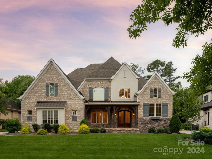 Built in 2019, this beautiful luxury home in popular Highgate community is a rare find! With an exceptional floor plan as well as beautiful interior finishes this home provides an easy "move in ready" option for luxury living. Elegant entrance with double mahogany doors opens to an expansive foyer. 2 story Great Room with custom built ins & gas fireplace with limestone surround. Lovely open kitchen features 9 foot island, large pantry + additional coffee bar area. Main floor also features the primary suite with double walk in closet. Half floor up features a lovely office space with abundance of windows and fireplace. Second floor includes 3 secondary bedrooms each with a full bath & walk in closet. Second floor also features a great bonus room space & separate exercise room PLUS large walk in attic. Outdoors take in the great Carolina weather on the covered screened porch opening to a private paver patio (with dedicated gas line for grill) & fully fenced backyard. Weddington schools!