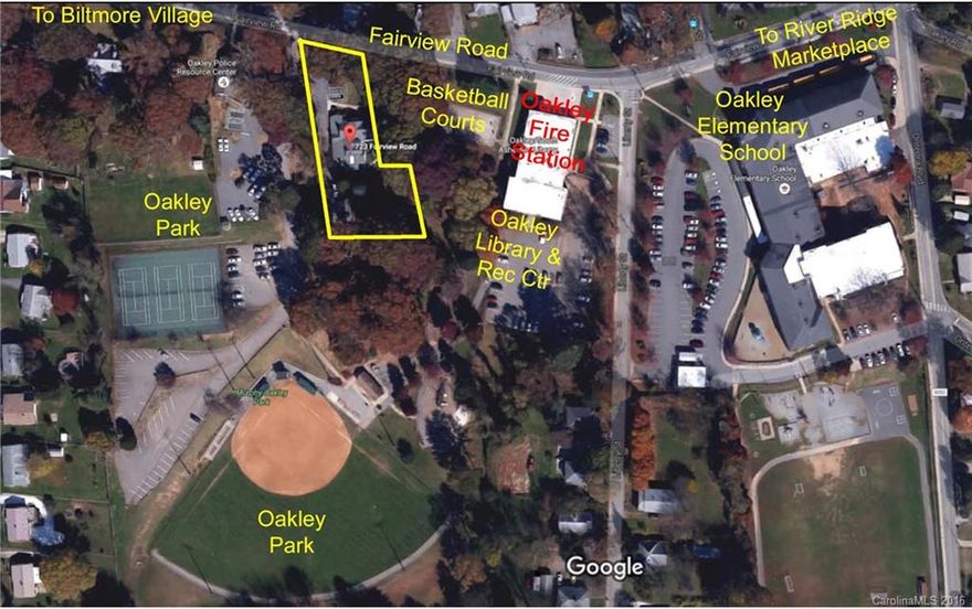 Currently Liberty Corner.  Great location next to Oakley School.  Could be used as a residential site, learning center, or any type of office or commercial use with 2 bldgs included.  There is room in the back to add add'l parking.  Close proximity to Biltmore Village, The Asheville Mall, River Ridge Marketplace and the I-40.

While Currently a Commercial Property, this could be purchased for Residential use, Urban Retail, After School Care, Learning Center, or any type of Office.