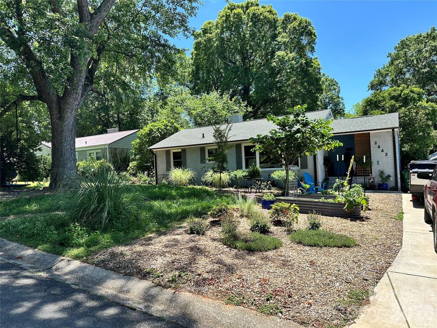 Meticulously renovated and maintained home in beautiful & highly desirable Plaza-Shamrock community. Move in ready 3BR/1BA bungalow w/lovingly crafted and readily usable outdoor space. Roof, all appliances are around 5 - 6 years old. HVAC is 1 year old with newest SEER requirements. Additional wiring features professionally installed and sewer significantly updated all the way to the street. Big window feature at den bathes the home in natural light and the smart plan allows bedroom and/or office flexibility. Exemplary, rebuilt elementary and classic high school are literal walking distance! NoDa & Plaza-Midwood adjoin the cozy neighborhood offering scores of food, drink & entertainment experiences. Most existing furniture can remain as negotiable. Terrific home for first timers, new and/or grand parents, transitional, etc. Huge, fenced backyard with delightful canopy lining the perimeter. Tenant occupied, so please reach out for verified appointment. Get to this one soon before this it slips away!