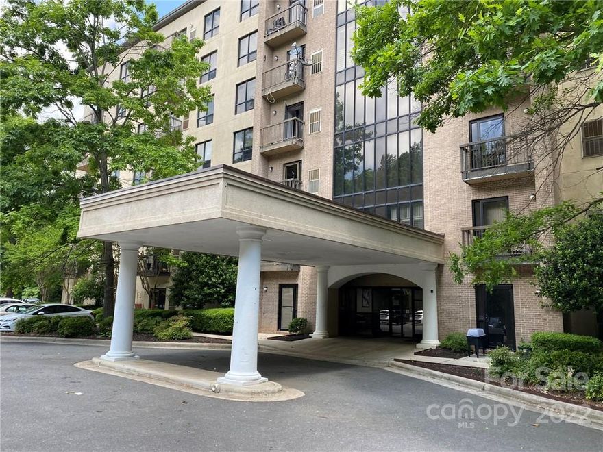 BACK ON THE MARKET because buyers financing fell through! Kensington Place Condo with balcony is located close to dining, entertainment and shopping! Easy access to I-77 and I-485. HOA fees include water, sewer, trash and exterior maintenance. You can't miss it! Appliances convey. HOA includes access to Regent Park amenities including tennis courts, pool, and walking trails! Lobby elevator mechanics and components recently upgraded. Cab aesthetics scheduled to be upgraded in early December. Sale to be an "As-Is" sale