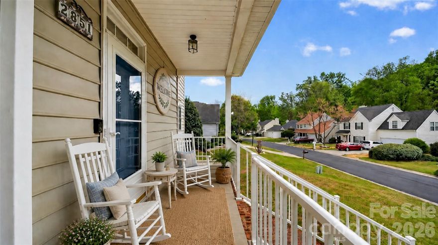 This isn't a house that was just built and listed. It's one that's been intentionally upgraded, year after year, until every system, every surface, and every finish earned its place. Tucked inside one of the most established and sought-after communities in the entire Charlotte Metro, this Fort Mill beauty delivers modern luxury without losing its classic charm.
Curb appeal sets the tone. A 3-car driveway, custom stamped concrete pathway, and wraparound front porch with aluminum rails and posts greet you before you reach the door. Vinyl maintenance free railings finish the porch with a clean, lasting look. Step through the brand new 2026 front door and the story keeps building.
Inside, rich hardwood floors run through every bedroom, every closet, every landing, and every inch of living space. Zero carpet. Anywhere. Dual HVAC serves upstairs and downstairs independently.. every floor holds exactly where you set it. A full 2024 lighting package covers the entire property, with designer fixtures in every bedroom, the foyer, staircase, upstairs landing, and laundry room, plus recessed lighting built into the master closets. 9 windows were replaced in 2025 with fresh seals and restored efficiency. The roof was replaced following hail damage, and extra wide gutters were added around the entire home and garage at the same time.
The kitchen got a full '20 rebuild. 14x15 feet of purpose-built cooking & gathering space. Quartz countertops, a black granite sink, a complete suite of LG black stainless appliances, and soft close cabinetry on every single cabinet. The oven vents directly outside instead of recirculating into the home (the detail most builders skip). A walk-in pantry handles serious storage and keeps the kitchen itself clean and functional. A custom 10x16 dining room was added to the original floor plan, expanding the footprint and creating a dedicated space for entertaining at any size. The living room fireplace features a custom tile surround that grounds the main level with warmth and intention.
The primary suite is its own retreat. His & hers walk-in closets. A master bath redesigned from the floor up with a two-head shower, heated tile floors, quartzite countertop, and custom ceramic vessel sinks handcrafted by a local potter. That finish does not exist in any other listing in this market. The first floor bedroom carries its own attached full bathroom, fully renovated with a walk-in shower, new vanity, mirror, updated lighting, toilet, and tile. Guest suite, in-law quarters, private office with a full bath.. the flexibility is real.
The backyard is where this house pulls away. A private outdoor retreat built for real living, with storage stitched in everywhere you look. The fully screened rear porch connects the main house directly to the detached garage and functions as a true breezeway (a rare architectural detail that adds both everyday convenience and livable outdoor space). Inside the detached garage sits a fully enclosed bonus room with its own dedicated HVAC unit, a sink, and a floor drain built in. Home gym, workshop, recording studio, art space.. the infrastructure is already there. A separate outbuilding works as a potting shed or yard tool storage and comes wired with its own electrical panel including 220 service. A dedicated concrete pad sits ready for a fire pit, outdoor kitchen, hot tub, or whatever the next owner envisions.
Both HVAC units have been replaced. Water heater replaced. This home has been maintained and upgraded with consistency and precision for over a decade. No deferred maintenance. No surprises. Just a house that is ready.
Minutes from I-77 and I-485. Easy access to Charlotte, Carowinds, & Cabelas. Zoned for one of the top-rated school districts in South Carolina. Mature trees, established streets, real community. This neighborhood has already arrived.
This is not a standard listing. This is a decade of investment, intention, and craftsmanship offered to one very fortunate buyer.
