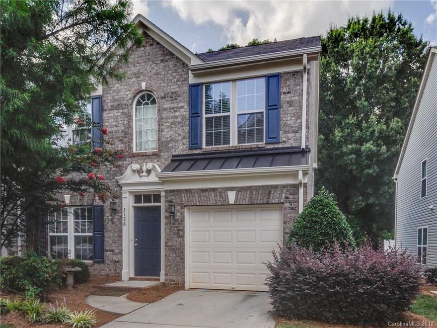 This brick end-unit townhome has been meticulously maintained! Don't miss this gem located in one of the most sought-after neighborhoods in Southpark! Added sunroom with extra windows provides an abundance of natural light. One-car garage, dual walk-in closets in master, hardwood floors, granite countertops, garden tub, & open kitchen perfect for entertaining. Private patio backs up to the woods with a view of the pond. Live close to all prestigious Southpark has to offer!
