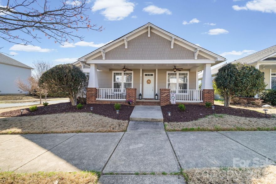 Welcome home to the highly sought-after MacAulay neighborhood in Huntersville! This beautifully maintained 3-bedroom, 2-bath Craftsman-style home offers the perfect blend of comfort, functionality, and location. The main level features a spacious owner’s suite with a large bathroom complete with a separate soaking tub, shower, and dedicated linen storage, creating a private retreat within the home.

The inviting eat-in kitchen is filled with natural light from large windows and flows seamlessly into the open-concept living room, where a cozy gas fireplace with shiplap accents creates a warm and welcoming focal point. Upstairs, an enormous bonus room offers incredible flexibility—perfect for a media room, home office, playroom, or additional living space to fit your needs.

Outside, you’ll find a rare and highly desirable feature: a two-car garage paired with an expansive 10-car driveway, providing plenty of parking for guests or extra vehicles. The fully fenced backyard offers privacy and space to relax, entertain, or enjoy time outdoors.

Recent upgrades throughout the home include new LVP flooring with transferable warranty (2022), fresh interior paint (2022), custom Closets by Design in the owner’s suite (2023), updated pantry shelving, modernized electrical outlets with USB/USC-C ports, new door hardware, cordless blinds throughout, and accordion blinds on the back door. The home has also seen important system updates including a new hot water heater (2023) and new HVAC system (November 2024). Additional improvements include a new fence, updated kitchen faucet, garage paint, front yard landscaping with new bushes and mulch, and a stylish shiplap feature wall in the back bedroom.

MacAulay residents enjoy fantastic community amenities including tennis courts, playgrounds, parks, and a community pool. Located just minutes from Birkdale Village’s shopping, restaurants, and entertainment—with convenient access to I-77—this home offers both lifestyle and convenience. With all appliances included, it’s truly move-in ready and waiting for its next owners to enjoy from day one. Come see it for yourself!