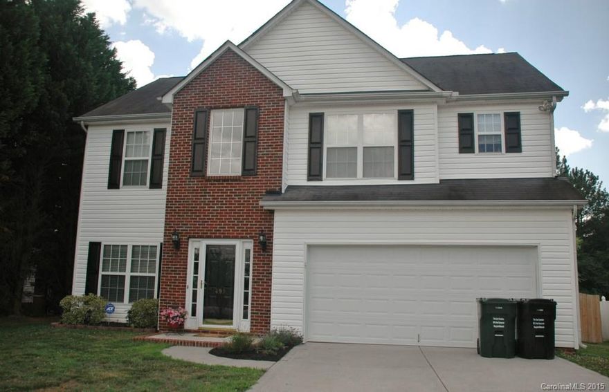 Beautiful home that has been lovingly cared for features new, neutral paint throughout, newer stainless appliances, house & deck freshly power washed.  4 bedrooms/2.5 baths with laundry room conveniently located upstairs. Relax on the covered patio, deck or take a refreshing dip in the pool!  All this located in a wonderful neighborhood that is convenient to shopping, restaurants, all major highways, airport, Lowes Motor Speedway & Concord Mills Mall.