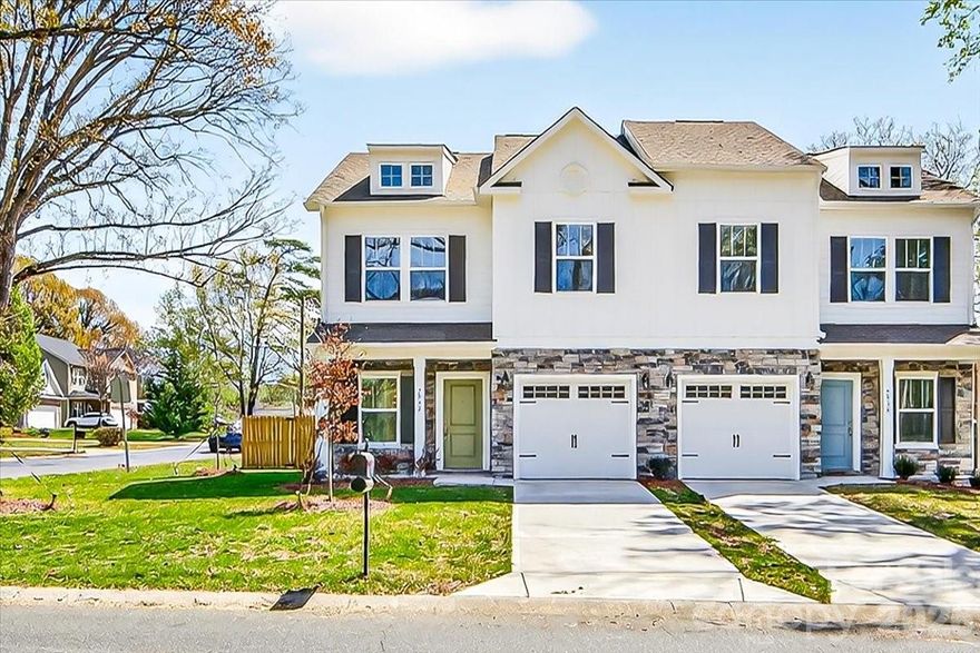 Brand new construction townhome in the desirable Oakhurst area, offering modern design and low-maintenance living. This 2-story home features 3 bedrooms, 2.5 baths, and an open floorplan with spacious living and dining areas. The kitchen is equipped with electric cooktop, range, microwave, dishwasher, and disposal. Interior highlights include a drop zone, walk-in closets, and main-level laundry. Enjoy a covered front porch and attached 1-car garage with additional driveway parking. Fenced in backyard provides a yard big enough for enjoying but small enough to maintain. No HOA dues! Built by True Homes with quality finishes. Convenient to shopping, dining, and major roadways.