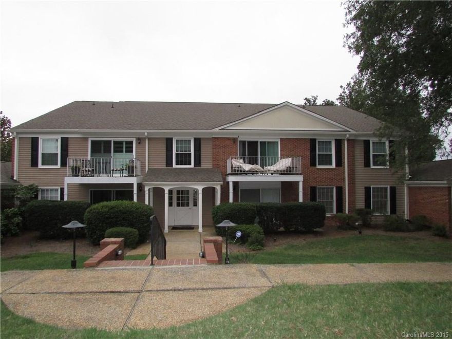 Updated 1st floor condo in South Charlotte. Convenient to public transportation & across street from Quail Corners Shopping Center. Laminate wood flooring in entry hall, LR, DR, and both bedrooms. Tile floor in kitchen and both baths. Open floor plan with updated kitchen & baths. Kitchen features granite, cherry cabs, subway tile backsplash, stainless appliances. Master Bath has whirlpool tub with tile surround and updated vanity. No smokers and only 1 pet less than 20 lbs at full growth.