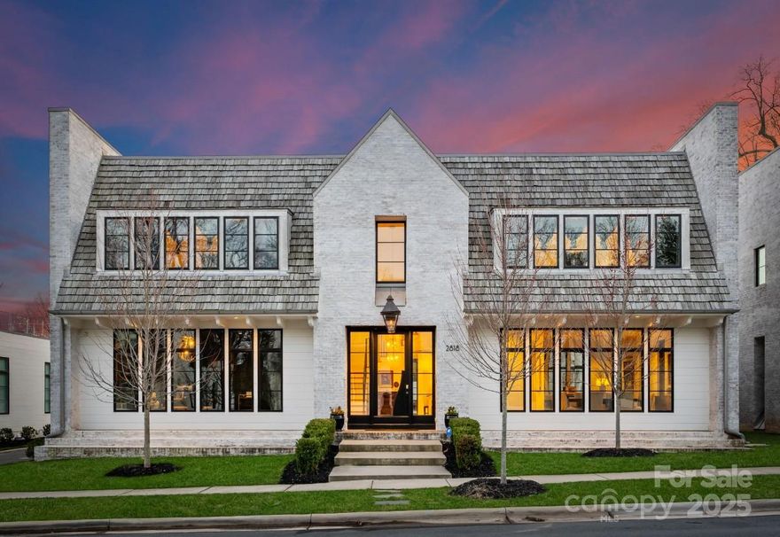 Beautiful custom home features superior architectural detail & finishes throughout! Stunning 10ft cascading chandelier entry w/ hidden door to closet/elevator shaft. Floor plan with effortless flow, beautiful hardwood flooring, handsome study, gracious living areas. Refined yet relaxed living room offers magnum fireplace & built ins. The open living & dining areas connect to the kitchen designed for serious cooking. Chef’s will enjoy the large island w/ additional storage, SubZero column refrigerator & freezer, 48” dual fuel Wolf range w/griddle, commercial grade BEST hood & walk-in pantry. Breakfast nook was converted to a wet bar with 30” SubZero wine/bev fridge, custom cabinetry & hidden door to scullery/laundry. Primary suite w/ spa-like wet closet, ample walk-in closet & custom built-ins. Upper level features 2 en-suite bedrooms, bonus room & large rooftop terrace. Private back yard features a saltwater pool, wood burning Isokern fireplace & built-in Lynx Sedona grill. A must see!