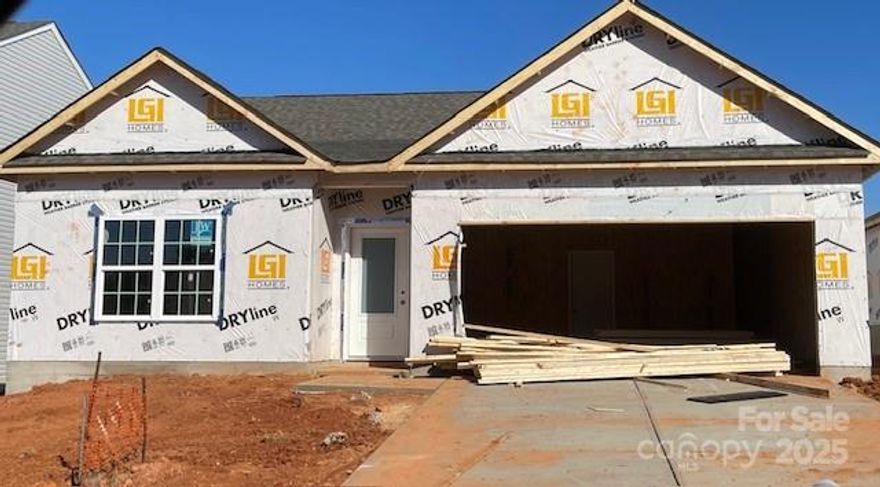 This New Plan is becoming everyone's favorite!  This beautiful new home has a spacious kitchen island, dining area with access to a beautiful back covered porch.  A perfect place to relax after work or fire up the grill on the weekends for great entertaining!  The well equipped kitchen is a chef's dream with a full suite of stainless steel Whirlpool brand appliances.  Plenty of storage in the spacious walk-in pantry!  Retreat to the primary suite for peace and relaxation in you spacious bedroom and attached en-suite.  Secondary bedrooms are spacious with large walk-in closets.  This is a must see new floorplan!  Ask about Special Financing and Builder Incentives!  Won't last long, call NOW!