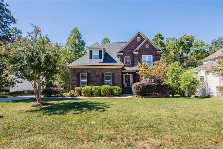 Enjoy the view as you sit in your SUNROOM!  Beautiful, well-maintained home in Porters Landing - Cabarrus County's best-kept secret! Great schools, low taxes, room to breathe & minimal traffic! All just 7 minutes from I-485.  Gorgeous hardwoods; master on main; low-maintenance deck;  private view; sideload garage.  Upstairs you will find 3 very nice sized bedrooms and a Bonus/Bedroom along with plenty of walk-in attic storage.  Granite in kitchen & master has 15 year sealant.  Home warranty.
