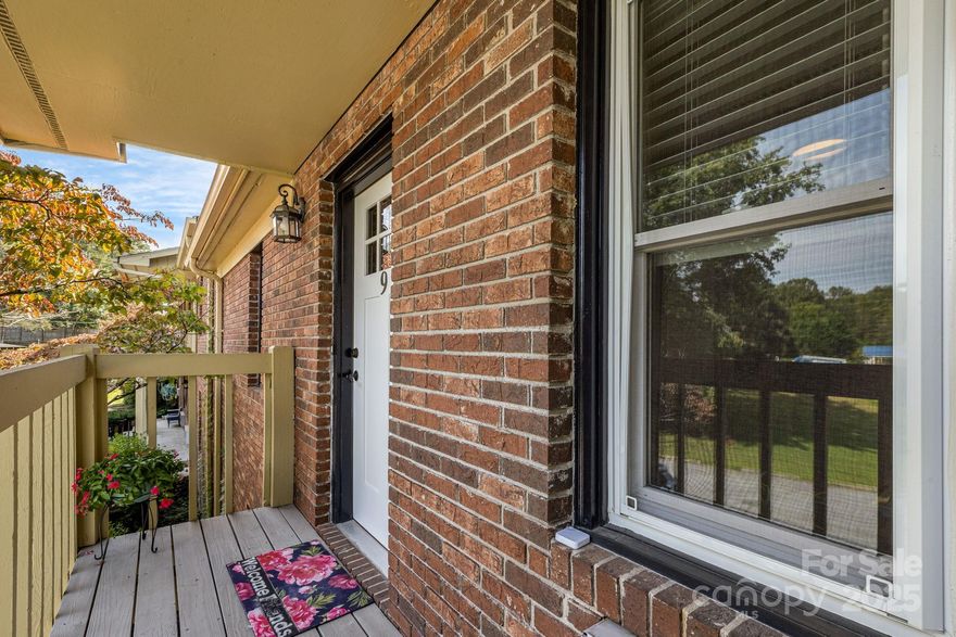 Welcome home to this move-in-ready, upper-level condo designed for easy living! This 2-bedroom, 1-bath unit has been thoughtfully updated with a brand-new mini-split system, newer windows, and a glass slider that fills the space with natural light. The roof boasts new architectural shingles for peace of mind. Relax or entertain on your private, covered back deck with views of the community green space—perfect for enjoying morning coffee or unwinding in the evening. With low-maintenance living, this “lock and leave” condo gives you more time to enjoy life. Ideally located near hiking trails, charming Historic Flat Rock, and the vibrant shops and dining of Downtown Hendersonville, this condo is a fantastic option for full-time living, a second home, or an investment property.