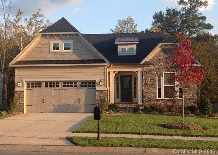 This beautiful, pristine condition Riviera Ranch home is not built anywhere else in the neighborhood! The details are amazing! Gorgeous rotunda living room w/ gas fireplace, dining room, 3 BR, office & Carolina sunroom. Crown molding thruout. Custom window treatments, Irrigation, & additional landscaping added totaling more than $20K! Roomy MBR has dual closets, MBA has dual sinks, deep soaking tub, and large walk-in shower all accented with ceramic tile. Finished walls in garage. Ample storage!