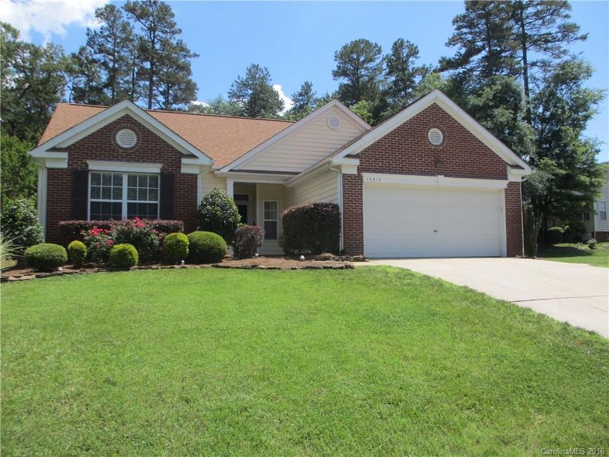 Nicely landscaped and well maintained home. Granite counter tops, Wood floors in living area. Three bedroom, two bath with garage. Open floor plan. Fenced rear yard.