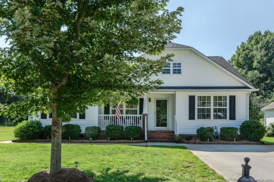 Fabulous RANCH Home with Screened Porch & Grilling Deck!  Vaulted Great Room with gas fireplace.  Split floor plan.  Master Suite with vaulted ceiling, walk-in closet and Private Bath with double sinks. Sunlit and cheery Kitchen overlooking large level fenced back yard with tree lined privacy.  Wired Workshop/Shed and charming front Porch.  Such a Great location!
