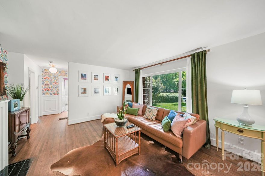 In a market filled with cookie-cutter homes and restrictive HOA communities, 2431 Arnold Drive  offers character, privacy, and individuality that are increasingly hard to find.Enjoy the convenience of being just minutes from Uptown while experiencing the character of established Charlotte living. With close access to some of the city’s best dining, shopping, and everyday conveniences — and without the restrictions of an HOA — this home offers the rare combination of a true yard, mature trees, and exceptional privacy. This beautifully renovated brick cottage blends timeless charm with thoughtful modern updates, offering updated systems and stylish finishes throughout, front-door mail delivery, and ample parking along Merry Oaks’ wide, tree-lined streets.
The home features 3 bedrooms, with the third currently designed as a versatile flex space complete with custom built-in storage — ideal for a home office, nursery, guest room, fitness space, or creative studio.Major recent improvements include a new roof (2024), new HVAC and ductwork, updated electrical, renovated kitchen and bath spaces, updated lighting, newly re-screened porch (2024), new 14' x 20' concrete patio pad, and a gas fireplace with new logs (2024).The deep, level 0.34-acre fenced lot backs to golf course at the Charlotte Country Club with no rear neighbors, plus a screened-in porch and patio for easy indoor–outdoor living.The deep, level lot also provides incredible flexibility for the future. Enjoy the home and outdoor space as-is, expand over time, or explore long-term development potential in one of Charlotte’s fastest-evolving neighborhoods where new construction continues to gain momentum.
Located minutes from Plaza Midwood, NoDa, Uptown, greenways, dining, amazing shopping at SouthPark, and entertainment — including convenient access to a nearby greenway entrance on Arnold Drive — this is a rare opportunity to own a renovated home with exceptional privacy, a large homesite, and long-term upside in sought-after Merry Oaks.Don't forget the greenway, residents enjoy direct access to the Briar Creek Greenway, a paved trail linking Merry Oaks with Plaza Midwood. The route winds through a wooded setting and crosses Briar Creek via a pedestrian bridge, offering a convenient and scenic option for walking, running, or biking