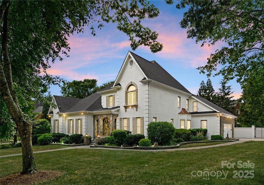 Tucked away in the highly sought-after Montibello neighborhood, this stunning home blends classic elegance with modern upgrades. The spacious primary suite is conveniently located on the main level. A sleek, modern kitchen features custom cabinetry, walk-in pantry with bespoke storage solutions, high-end finishes, and timeless design details that will impress any entertainer. Step outside to your own private retreat - an incredible in-ground pool surrounded by lush, custom landscaping that creates a peaceful, resort-like atmosphere. An outdoor shower and a pool house bath has been added for convenience. Situated on a desirable corner lot within a quiet cul-de-sac, this property also includes a versatile bonus space above the garage, perfect for a home office, gym, or guest suite. Additional perks include convenient access to Carmel Country Club and electric vehicle charging station in garage. NEW Water Heater and Roof installed in 2022.