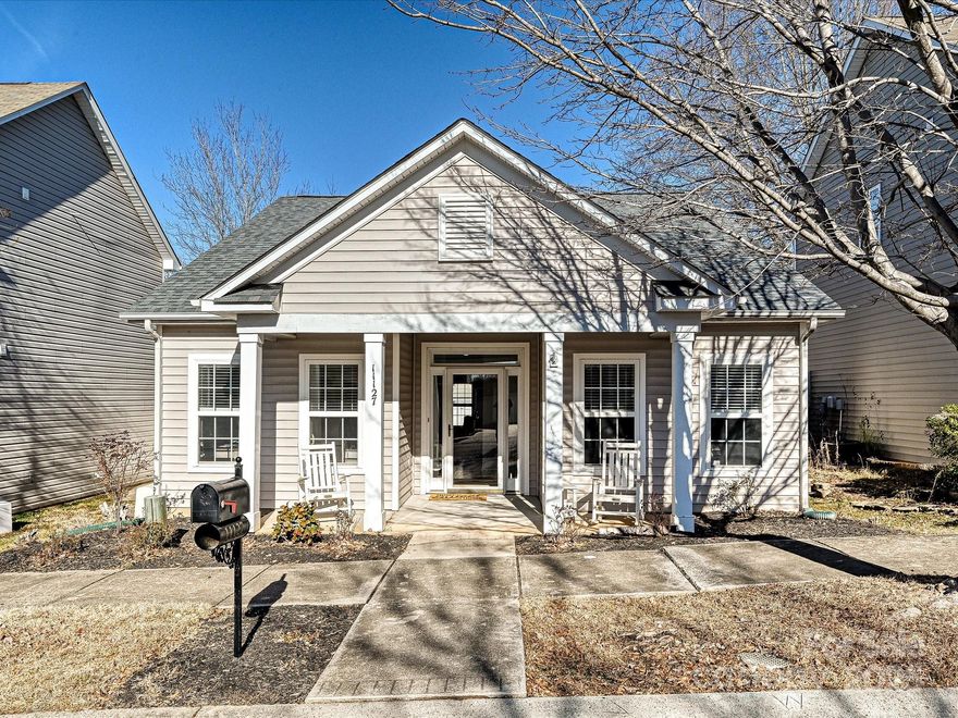 Charming ranch in highly sought-after Heritage Green! Great curb appeal & peaceful covered front porch! Spacious home w/ tons of natural light, open floor plan, & new roof on house and garage October 2024, new flooring 2 years ago throughout! Open kitchen features stainless steel appliances, island, pantry, & ample cabinet space. Sunny dining area perfect for hosting gatherings. Great room includes vaulted ceiling & cozy fireplace! Owners’ suite features tray ceiling, large walk-in closet, & en-suite bathroom. Spacious secondary bedrooms, bathroom, & laundry complete this home. Back patio perfect for relaxing, grilling, & entertaining! Fenced in yard w/ specialty trees & shrubs. Enjoy all Heritage Green has to offer w/ club house, pool, playgrounds, & community events! Great Cornelius location close to grocery stores, shopping, restaurants, schools, & parks! Easy access to I-77.