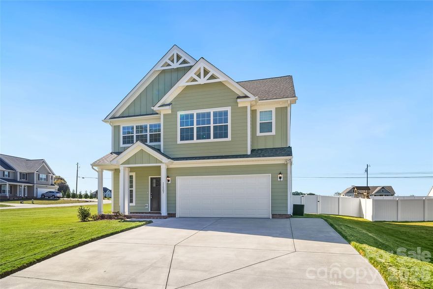 THIS HOME IS BEING OFFERED AS A RENT TO OWN OR LEASE PURCHASE OPTION ONLY. Contact LA for details. Currently being used as a Model Home for builder. 

NEW CONSTRUCTION built by Pinnacle Homes USA. This home features a walk-in pantry with a drop zone located off the garage. Walking into the spacious kitchen with stainless steel appliances, you will find a large island with granite countertops. Upstairs features 3 bedrooms, a bonus & loft area, and 3 full baths (including a Jack and Jill). Moving outside to a generous .52-acre lot, you will find a large backyard with a white privacy fence as well as a covered rear porch perfect for entertaining. Located only 5 minutes from Locust, enjoy easy access to grocery stores and restaurants. The home is also conveniently near Highway 24/27, providing a quick route to I-485. This location blends peaceful living with easy access to city amenities. Recent updates include an electric shiplap fireplace and blinds throughout the house. 

This beautiful new construction is available as a rent-to-own opportunity, making it easier for you to move into your dream home today!