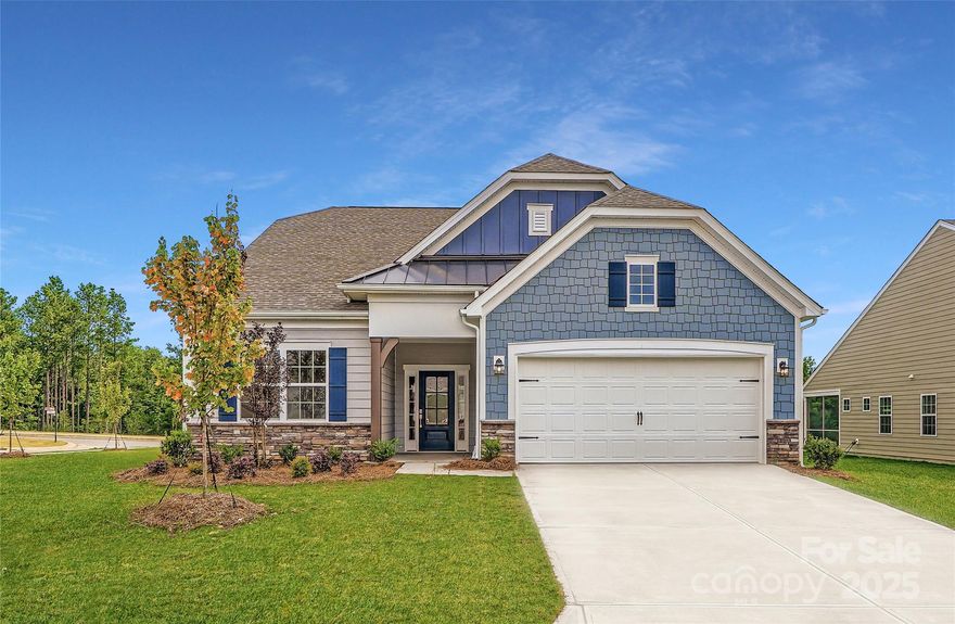 This new two-story Cambridge floorplan offers ample space for the whole family to thrive. The first floor has a formal dining room as well as a casual breakfast nook, a welcoming family room, a spacious owner’s suite and a covered patio for outdoor living. An upstairs bonus room adds versatility. Plus, our signature Everything's Included program means you will get a gourmet kitchen with double ovens and cooktop, quartz or granite kitchen countertops, subway tile backsplash, ceramic tile, luxury vinyl plank flooring throughout the home, and a gas fireplace (per plan). Roselyn is a master-planned community offering exclusive ranch homes designed for active adults!