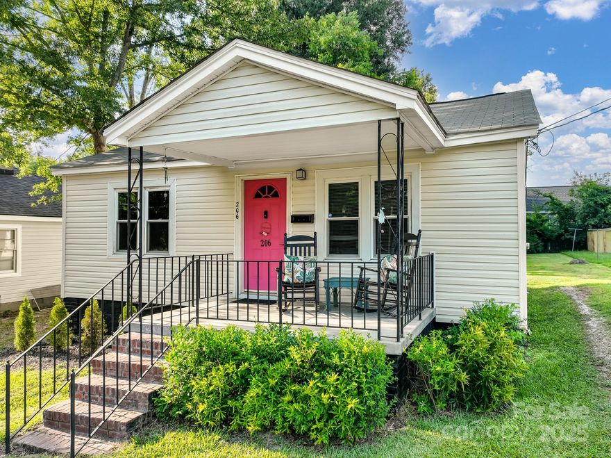Welcome to this cozy and character-filled 2-bedroom, 1-bath cottage just minutes from vibrant downtown Rock Hill! With a brand new roof installed in 2024, this home is move-in ready and full of charm—perfect for first-time buyers, downsizers, or investors.

Step inside to a warm, inviting living space featuring LVP floors and plenty of natural light. The kitchen offers a functional layout and includes the stove/oven, dishwasher, microwave, and refrigerator.  The full bath has been tastefully refreshed.  The home was renovated by the previous owner.  Washer/Dryer is also included. 

Step outside to your large backyard, ideal for entertaining, gardening, or simply enjoying the outdoors around the fire pit. A dedicated storage shed adds bonus space for tools, bikes, or hobbies.  

Enjoy the convenience of being close to Winthrop University, Fountain Park, local dining, shopping, and more!