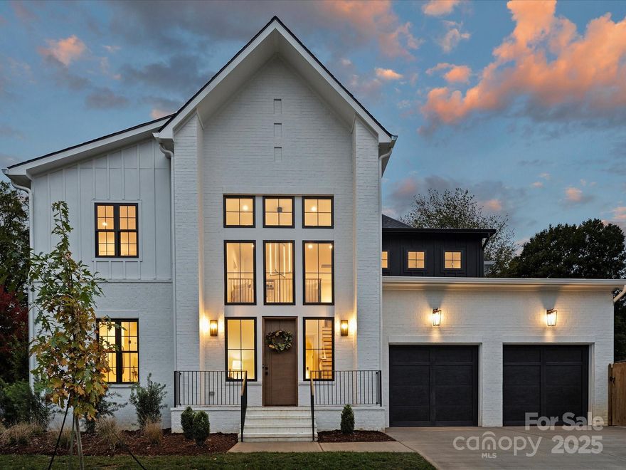 Experience refined living in this stunning 5-bedroom, 3.5-bath luxury duet nestled in Colonial Village. Enter inside the impressive two-story foyer and immediately sense the craftsmanship and care behind every detail. Thoughtfully designed throughout, this home showcases GE Café appliances, Visual Comfort and Hudson Valley lighting, and a striking waterfall quartz island. A stylish butler’s pantry offers additional storage and prep space, while engineered wide-plank hardwoods flow seamlessly throughout the home. Retreat to the serene main- level primary suite that features a stand-alone soaking tub, dual vanities, and an oversized shower. Multiple living areas create the ideal setting for entertaining and laundry rooms on both floors provide ultimate convenience. Outside, the fully fenced, turfed backyard and travertine patio are complete with a heated saltwater pool and relaxing hot tub. A spacious two-car garage completes this rare and exceptional residence.