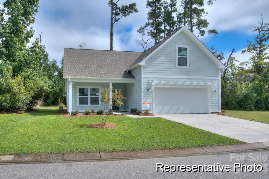 New Construction! Our Bayside Ranch plan boasts 1,680 square feet of living and features 3BR / 2 BA and and features open concept living areas, spacious primary suite with ensuite, and large secondary bedrooms. Home is well-appointed with upgraded quartz counters, upgraded tile backsplash, SS appliances, and more!  This home features a special closing incentive!  Inquire for details!