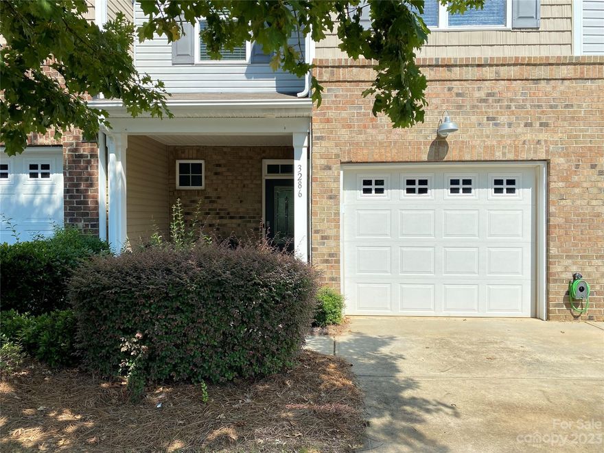 Great location & Community. Open Floor Plan, Hardwoods Floors through out main floor, Kitchen High Ceiling w/Resetting lights,  upgrades Cabinets, Granite Counter Tops, Ceramic Back Splash, Stainless Steel Appliance, Refrigerator included, Gas Stove. Gas Fire Place & Celling Fan in Great Room, Spacious Master Bedroom, Tray Ceiling, Walk-In Closet with built-In Drawers, Shelves and Cabinets, Masterbath with Garden Tub, Tiled Separate Shower, Private Toilet in Water Closet, Tile floors in upper baths, 2nd Bath w/Linen Closet, Ceiling fans in all bedrooms, Cable Pre-Wire, 2nd Bedroom w/Walk-in Closet, Laundry Room 2nd Floor, Front and Back Covered porches, Back Porch Screen-in, great place to relax, have your morning Coffee or just relax to read a book or take a snap! car garage with Garage door opener. Community with Sidewalks, Street Lights, Club House, Pools, Playground. If you're looking for a Townhouse with 3 bedrooms and 2 and a baths, with a garage, this one is a must see!