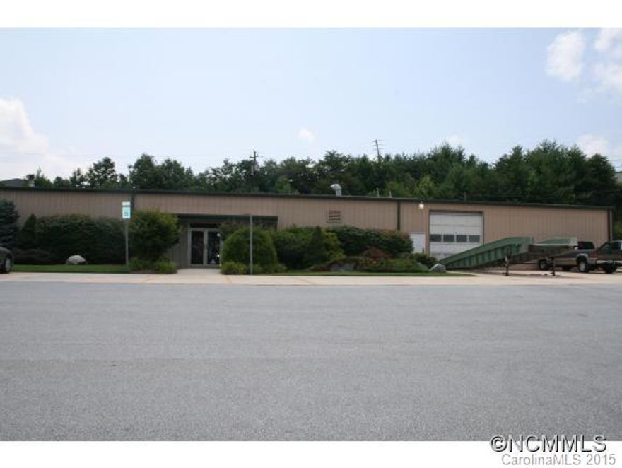 Two Warehouse Buildings in South Buncombe County, just off of Airport Road.  14,800sf of Building currently leased to Ted Lansing Building Products.  ALSCO leases 8,774sf of the larger building.  Currently 10,882sf are vacant.  CAP RATE based on proforma.  New Landlord will add a new Loading Dock.