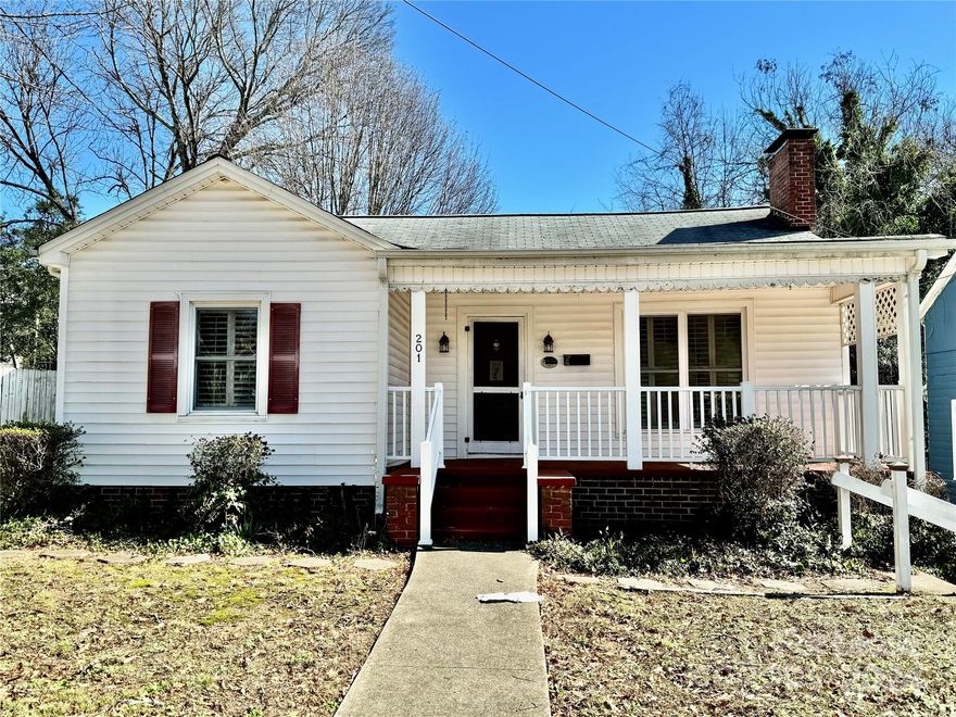 Charming Home close to uptown Shelby.  Hard wood floors, Fenced back yard with deck. Washer & Dryer hookup inside. 1 year lease required.