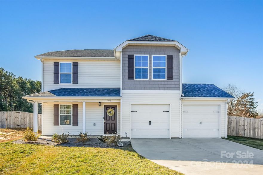 Discover the perfect blend of comfort & convenience in this meticulously kept 2-story home nestled in a prime location near major highways and other amenities (shopping & restaurants). Enjoy the tranquility of the neighborhood as well as the spacious 0.66-acre lot, complete with a fenced-in backyard for ultimate privacy. This home boasts a spacious plan featuring 3 BDS plus 4th bonus room & 2.5 BATHS, with the dining room converted into a versatile office space. The open kitchen/living creates a welcoming ambiance - the kitchen has SS appliances and granite countertops. For your comfort, this home features dual thermostats (upstairs and downstairs). The master suite is a retreat with a double vanity, a luxurious garden tub, and an expansive walk-in closet. This residence relies solely on electricity, with no gas as its energy source. This home presents an opportunity to relish the serenity of privacy while remaining close to essential amenities. NO HOAs! Welcome to your dream home!