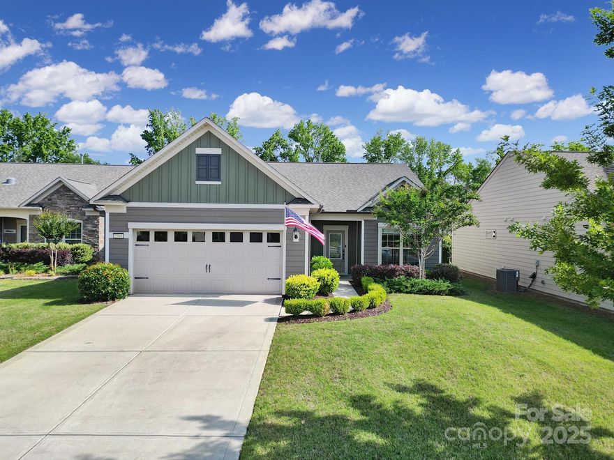 MULTIPLE OFFERS received. Seller calling for best and final by Mon 05/19 12p. 
Welcome to this meticulously maintained home in amenity rich, Carolina Orchards 55+ community. This home offers convienent living with split BR plan, office, stunning gourment kitchen, open floorplan with a flex space perfect for formal dining room, sitting room, or sunroom. The gourmet kitchen features a large center island, plus a large built in serving area, wine/beverage fridge, gas cooktop, and wall oven. This stunning home also offers a spacious living room and large primary suite. Additional highlights include a mudroom entry with built in drop zone and a 2-car garage. Carolina Orchards offers landscaping Included-mowing, 2 community clubhouses, 4 tennis courts, 8 pickleball courts, indoor & outdoor pool, large covered shelter accommodating, bocci ball, horseshoes, outdoor fireplace, and gym. Tons of activities and clubs to join. This isn't just a neighborhood, it's a lifestyle!
