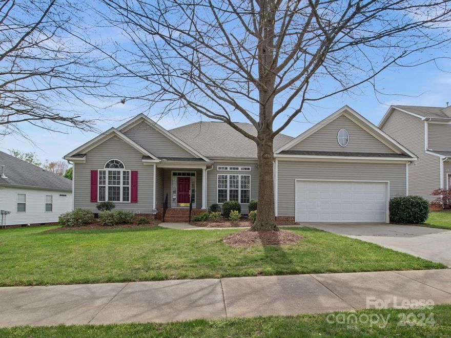 This Beautiful 4 Bedroom Ranch Home with An Open Airy Floor Plan. Kitchen with Granite Counter tops and new side by side stainless steel refrigerator, Breakfast Area Vaulted, other rooms have Cathedral and Trey Ceilings with Crown Moldings. Spacious Great room with Gas Fireplace; Tons of Windows Thru Out Home. Formal Dining, office with French doors, new vinyl plank flooring throughout home. Oversized Primary Suite boasting 2 walk-in closet, primary bathroom has dual vanities and a separate tub and shower. Also, three generous bedrooms all with large closets and a full bathroom. Huge Screened-in Porch Overlooking Mature Landscape. Check out the Attic Floored for Storage; Finished 2 car Garage with Massive Storage Shelves; Walk to Lake Norman or community pool. Nearby Shopping and Jetton Park. Also, you can access lake for your Boat at Ramsey Creek. This Is the Life at Lake Norman.