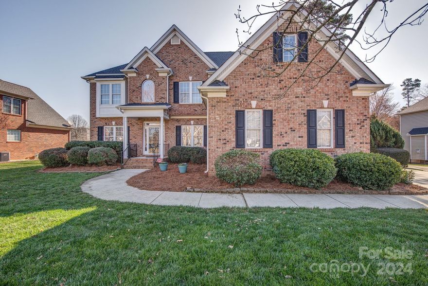 Introducing 4260 Belle Meade Circle, a stunning brick-front home exuding curb appeal in the sought-after community of Belmont. Nestled on a spacious lot, this property perfectly blends the warm, comfort, & inviting feeling of home. Step outside to enjoy the fenced backyard & relax on the screened-in deck, complete w a portion left unscreened for added versatility.  Inside, discover 5 bedrooms & 3 full baths, including a bonus room, office/flex space, & a dining room, providing ample room for living & entertainment.  The kitchen boasts a pantry & plenty of cabinets, catering to both functionality & style.  Additional features include a 3-car garage, a roof installed in 2018, & updated HVAC systems (upstairs in 2023 & downstairs in 2021).  Set in a quiet & peaceful community, this home offers the best of suburban living while being conveniently located to all that Belmont has to offer, w easy access to Charlotte just a short drive away.