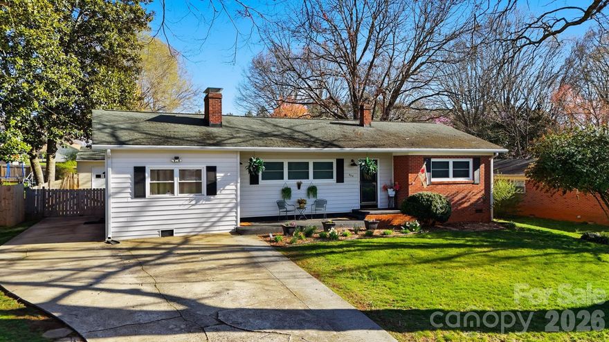 Welcome home to 904 15th St. NW in Conover—a charming, one-level brick ranch nestled in a convenient, established neighborhood. This 3-bedroom, 2-full-bath home offers a thoughtful blend of classic character and modern updates, featuring hardwood floors, a cozy living room with fireplace, and an updated kitchen with stainless steel appliances. Both bathrooms have been modernized, and many of the windows in the home have already been replaced for added efficiency.

An additional bonus/flex space with its own private entrance provides possibilities—perfect for a home office, studio, or guest area. Step outside to what truly sets this home apart: the backyard. Enjoy an oversized back deck with a covered awning, a fenced yard, and a detached garage with power—ideal for a home gym, hobby space, workshop, or extra car storage.

Full of charm, functionality, and outdoor living space, this Conover gem won’t last long. Come see it before someone else snatches it up!