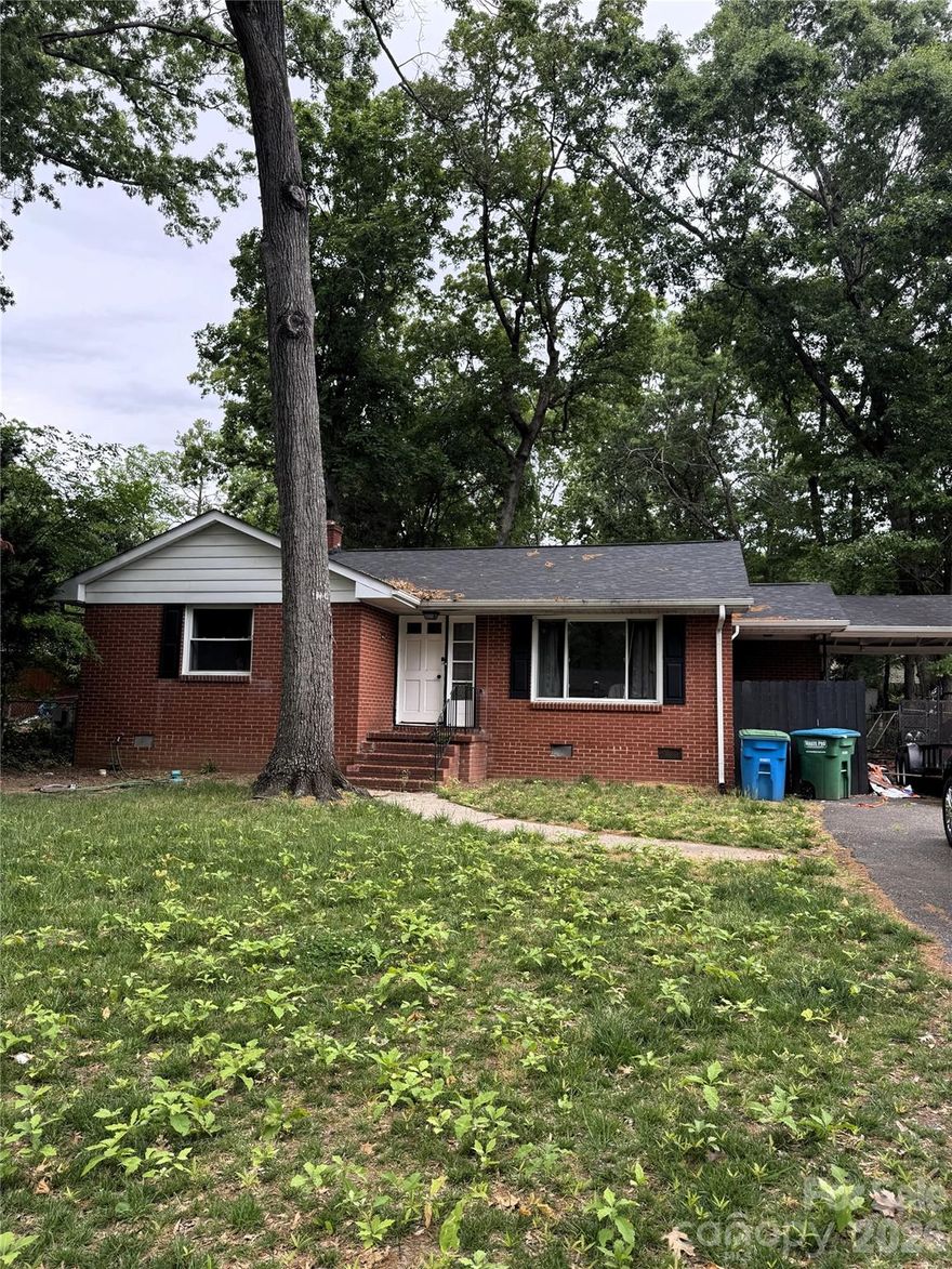 If you've been waiting for an opportunity in the prime Pineville location, this is one worth seeing! This 3-bedroom, 1-bath brick ranch sits on a spacious lot with plenty of parking and offers solid potential for the right buyer. With some upgrades already in place, the home is ready for the next owner to come in, add their own touches, and truly make it their own. 

Whether you're an investor looking for your next quick project, or a buyer who isn't afraid of a little TLC, this property gives you a chance to create value in a location that continues to grow in demand. Just minutes to Carolina Place Mall, shopping, dining, and major retail, and with quick access to I-485 and I-77 for an easy commute to Charlotte, Ballantyne, and Fort Mill. Enjoy the charm of Pineville with the convenience of city access right at your fingertips. Homes with this kind of potential - and this kind of location - don't last long.