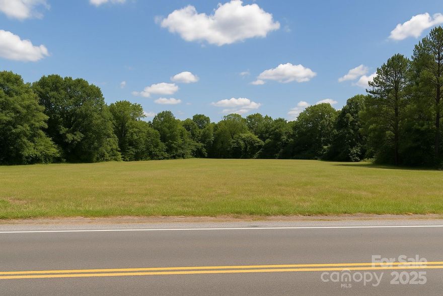 Prime commercial opportunity along high-visibility Cherryville Road! This General Business (GB)–zoned parcel offers exceptional flexibility for a wide range of permitted uses including retail, office, medical, restaurant, personal services, contractor/trade operations, and more. GB zoning is one of Cleveland County’s most versatile commercial districts, making this a strong option for owner-users or investors seeking a highly marketable site.
This grandfathered lot is fully buildable under current standards and cannot be subdivided. No height restrictions apply, allowing buyers to maximize building design and visibility. Public water is available at the street; septic will be required. Strong commercial exposure, excellent traffic counts, and direct frontage along a state-maintained NCDOT highway make this location ideal for businesses needing visibility and accessibility.
A portion of the rear of the property lies in a flood zone, while the front portion closest to Cherryville Road remains buildable. The property is also located within a Critical Watershed, and impervious surface limits may apply. Buyer is advised to verify all development requirements with Cleveland County Planning.  Setbacks: 40 ft front, 10 ft sides, 30 ft rear.  Zoning: General Business (GB) extensive permitted commercial uses.
Bring your vision-retail, office, service business, medical, or boutique commercial development — the potential here is outstanding!