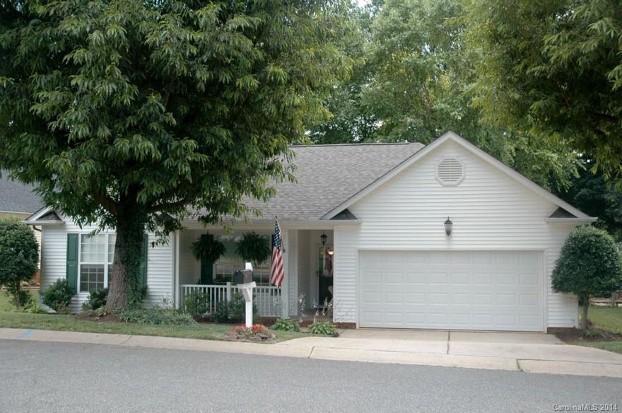 RANCH HOME WITH TWO CAR GARAGE!   Well maintained home with NEW ROOF (2yrs. old) Tile floors in bathrooms and kitchen.  New garage door and opener (2yrs old).  New garbage disposal. Mature trees with beautiful landscaping!  Back yard view overlooks natural area and walking trail...very private.  Great location in Belmont...close to I-85 and shopping.  Must see this cute home!