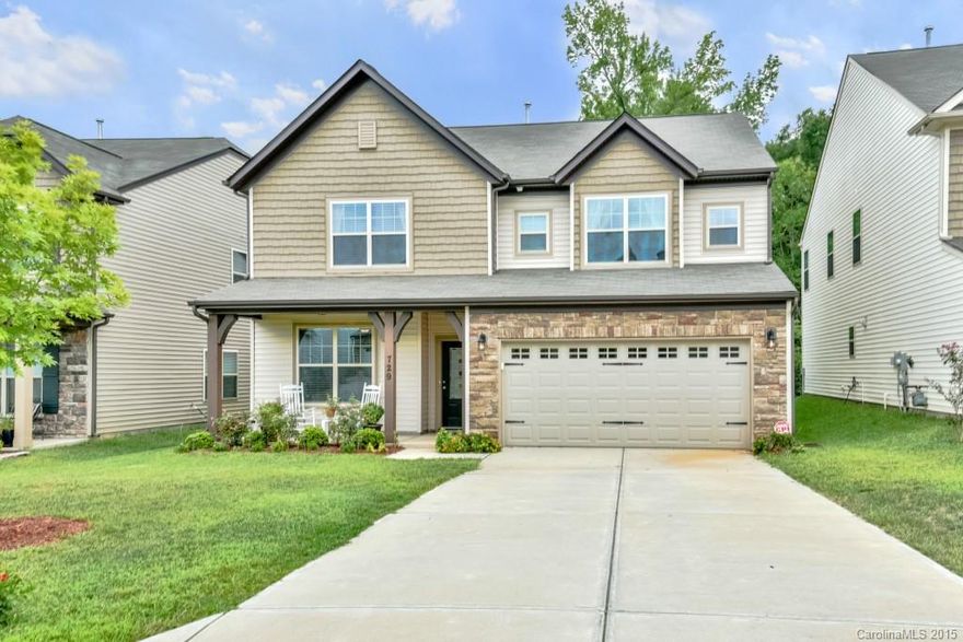 Like new, well maintained home w/5 bedrooms and 4 baths. Main floor bedroom and bath perfect for guest suite. Kitchen is a cooks dream with abundant cabinetry, tile backsplash, SS appliances and 2 pantry's. Very spacious loft on 2nd floor. Hugh master bedroom with trey ceiling. Study w/French doors on main floor. Jack & Jill bath w/2 separate sinks. Lovely covered porch and private wooded rear yard. A must see.