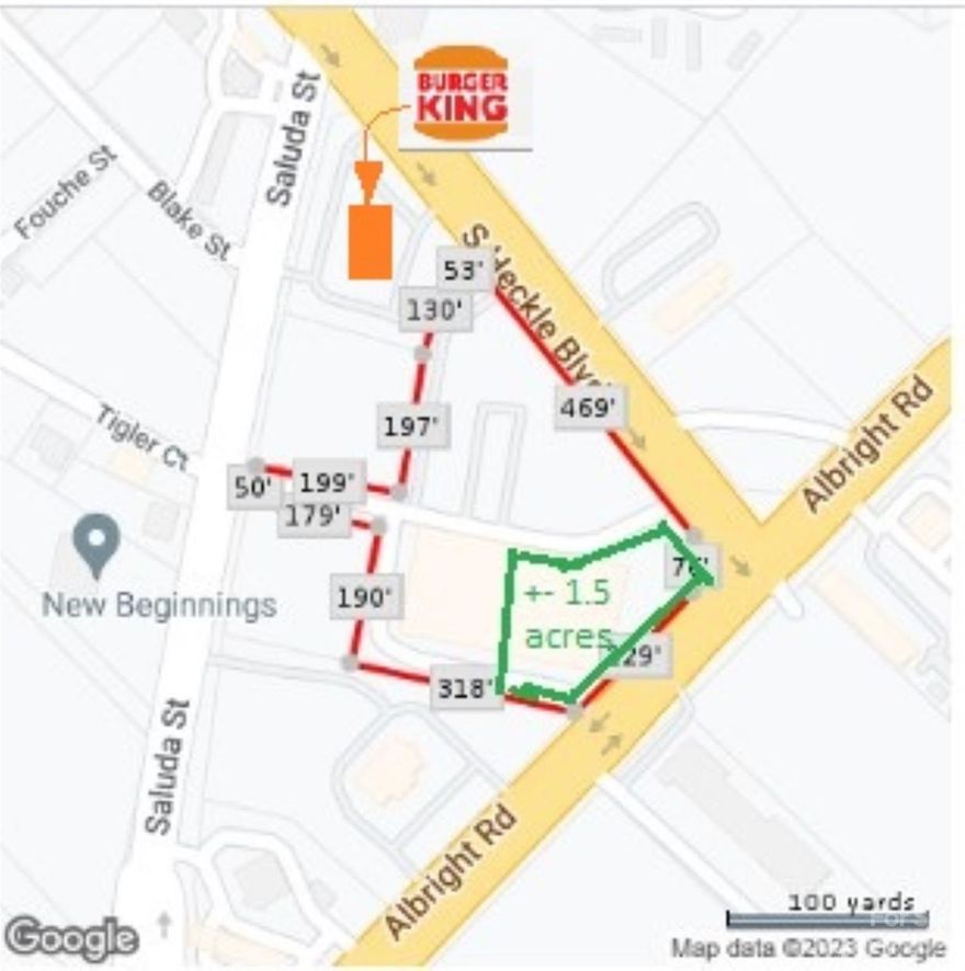 This is an AMAZING opportunity to become the catalyst for the development growth that is coming to the South Side of Rock Hill!

"Three Points at South End" is the southern gateway into Rock Hill; it will become a center of economic and educational activity that promotes the diverse interests and talents of the local community. It will also bring a grocery store, restaurants, the BELL Incubator for social impact, and possibly a gas station. Impact Change, in partnership with the City of Rock Hill and Clinton ConNEXTion, is planning to develop this area. For more information about this project visit: ImpactChange.global/projects/  

THIS listing is for approximately 1.5+- acre portion of the 4.120 acre parcel (owned by 3 Points at South End).  The property is located at the northwest corner of Heckle Blvd. S & Albright Rd, Rock Hill, South Carolina.  All buildings have been removed from the lot.