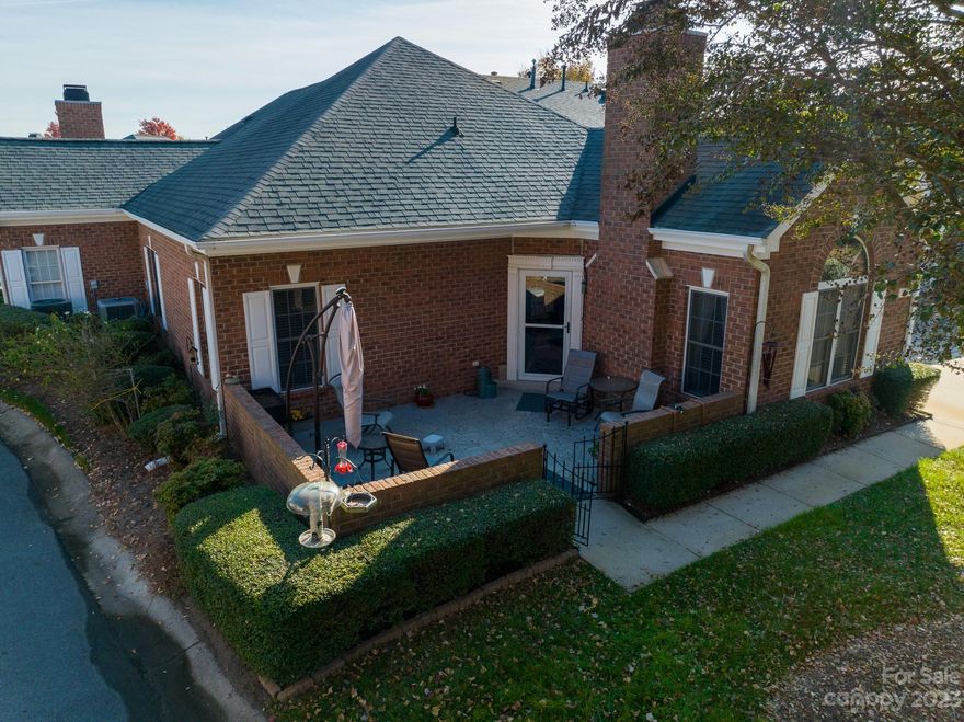 You are going to be impressed.  No more climbing stairs.  This one-story full brick patio home is just impeccable. The 2 bedroom/2 bathroom home features an open floor plan, Great Room with vaulted ceilings and fireplace leads to Dinning Area and then to the Kitchen which features almost new SS Appliances, hard surfaced counter tops, SS hardware, with cabinet space galore. Laundry Room is just off kitchen. Both Bathrooms have been completely remodeled.  Wait until you see the 14' X 19' Front Porch with brick half walls and stamped concrete.  It is stunning.

The Glen at Highland Creek is a community with so many amenities, golf, tennis, outdoor pool and walking trails.

This is a must see and will not last.