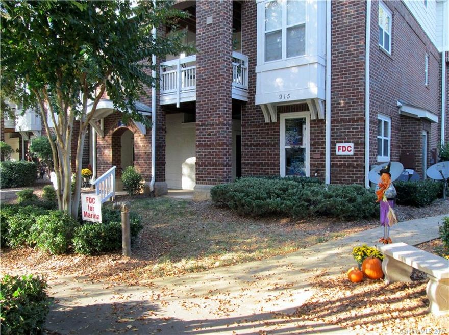 Great Lake Views-No Stairs-End Unit on Main Level!!! Open floor plan with Lake Views. Kitchen has solid surface countertops, walk in pantry, laundry room access, lots of cabinets, tile backsplash and floors and All Appliances Included. Gas log fireplace in Living room and access to Patio. Master Suite includes Soaker Tub, separate shower, walk-in closet and dual sinks 2nd bath has shower-tub combo. Sorry No Pets.