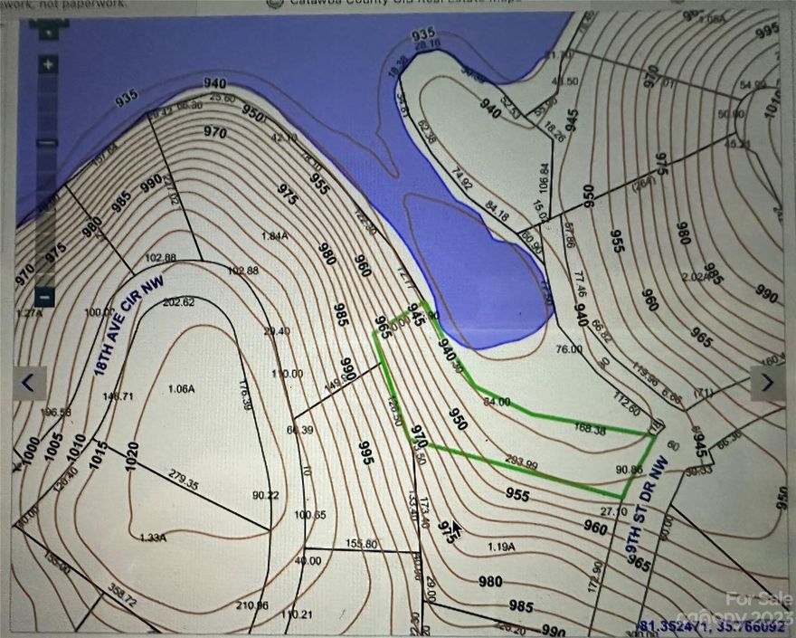 This is a level and buildable lot, in NW Hickory - Property is on lake hickory in a cove and does have  > 100 feet lake frontage.  Per Duke Energy this lot should be dockable (no permit yet). Priced just below tax value. This is an agent owned lot.