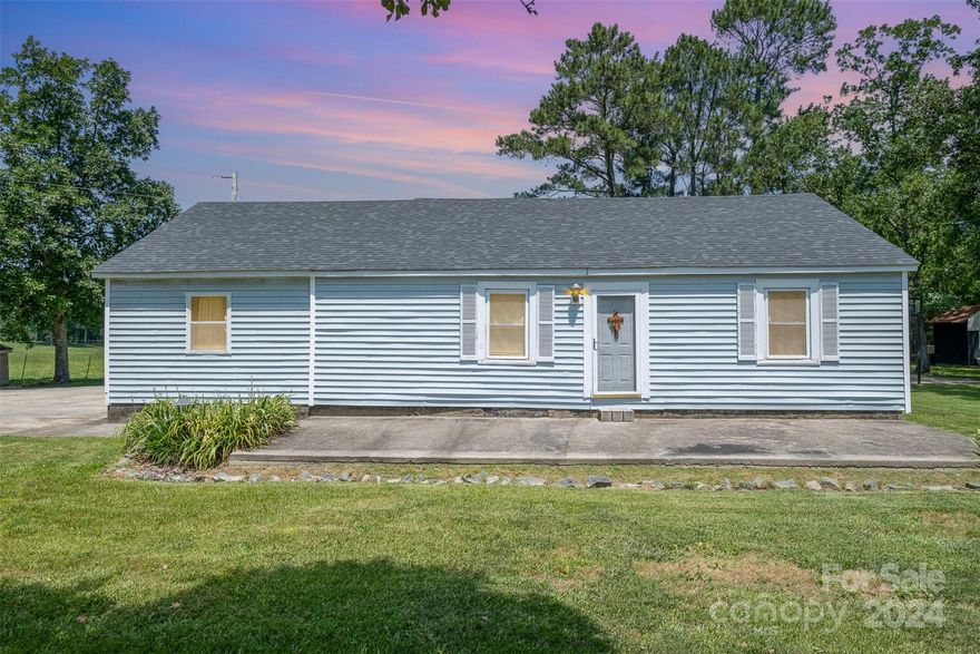 Country Living at its finest. Dont miss out on this 3 bedroom 2 bathroom home on over an acre and half of land in the Marshville area. Hvac was just serviced in time for summer and is only 10 years old per the seller, Spend your mornings on the front patio drinking your morning coffee. If peace and quiet is what youre after this would be the house for you.