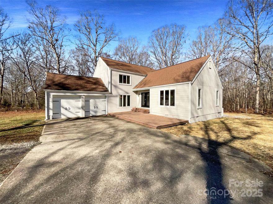 Welcome to this charming 4-bedroom, 2-bathroom home situated on over an acre of beautiful land in Cherryville! With a spacious, open floor plan, this home offers endless possibilities for customization and comfort. Enjoy the abundance of natural light that fills the large living areas, perfect for both relaxation and entertaining. The home features generous-sized bedrooms, and the kitchen offers plenty of counter space and storage. Step outside onto the expansive front and back decks, ideal for outdoor gatherings, enjoying nature, or simply unwinding. With over an acre of space, there’s plenty of room for gardening, play, or adding your own personal touches. Don't miss this opportunity to own a home with great potential in a peaceful, sought-after location!