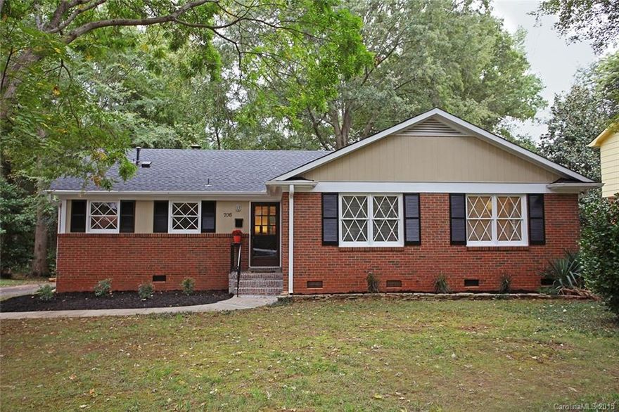 Classy RANCH with Fabulous UPDATES on a Beautiful Level, Fenced Lot! GORGEOUS Updated Kitchen with gas cooktop, stainless steel appliances, and STUNNING granite countertops with breakfast bar & matching granite backsplash! Modernized & Updated Bathrooms one with granite and another with rich double tile shower. Large Deck, partially covered Patio. Flowing hardwoods and easy clean, wood grained laminate flow throughout. Warm colors & wall displays nooks. GREAT Location! MUST SEE THIS ONE!!