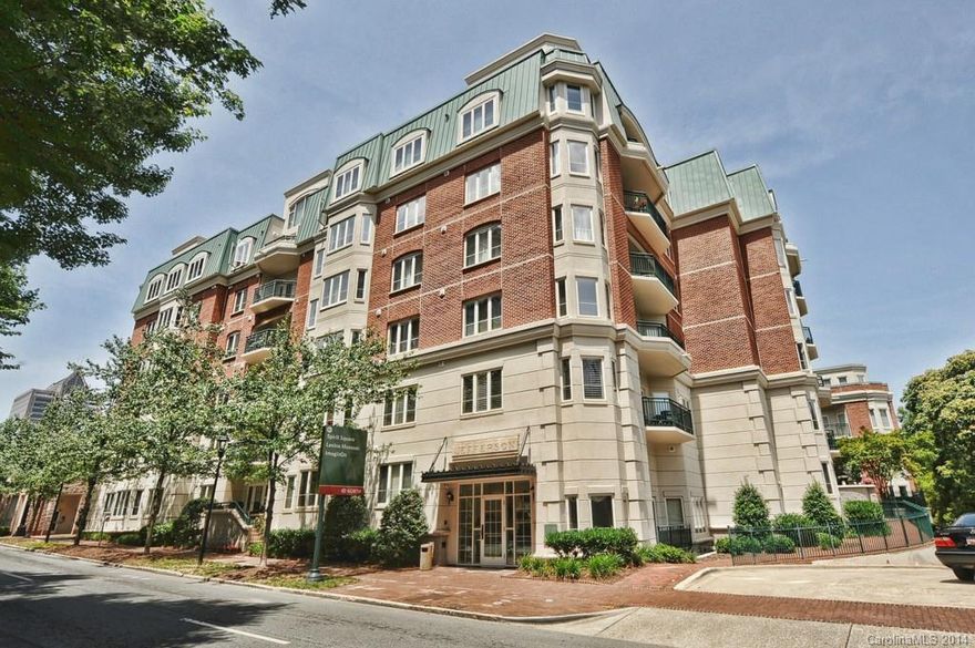 Great 4th Ward location with easy access to central business district, parks and shopping.  Condo features secure private balcony located 20 feet above community walking trail, two secure garage parking spaces, secure storage, hardwood floors, gas grill, office with built-ins and Murphy bed (can stay or go).  Very quiet location in the building.