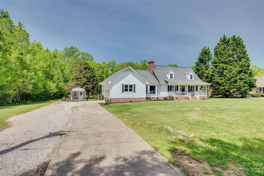 Calling all front porch lovers! Relax and enjoy your morning coffee or afternoon tea on the front porch swing. This beautiful 1.5 story cap cod style home has so much to offer. The master bedroom is located on the main floor with a nice en suite featuring a garden tub, walk in shower, double vanity, and a spacious walk in closet. A large living room, half bath, dinning room, kitchen with newly painted cabinets, mud room, and laundry room complete the first floor. Upstairs you'll find two large bedrooms with walk in closets, a jack n jill bath, craft room/ bonus area, and a large walk in unfinished attic. Plenty of storage space! The backyard is fenced and equipped with a playset, an above ground pool- perfect for summer, and plenty of room to run around. Don't forget to check out the large storage shed that conveys with the home. Great location close to York HS, downtown York, shopping, dinning, & more!