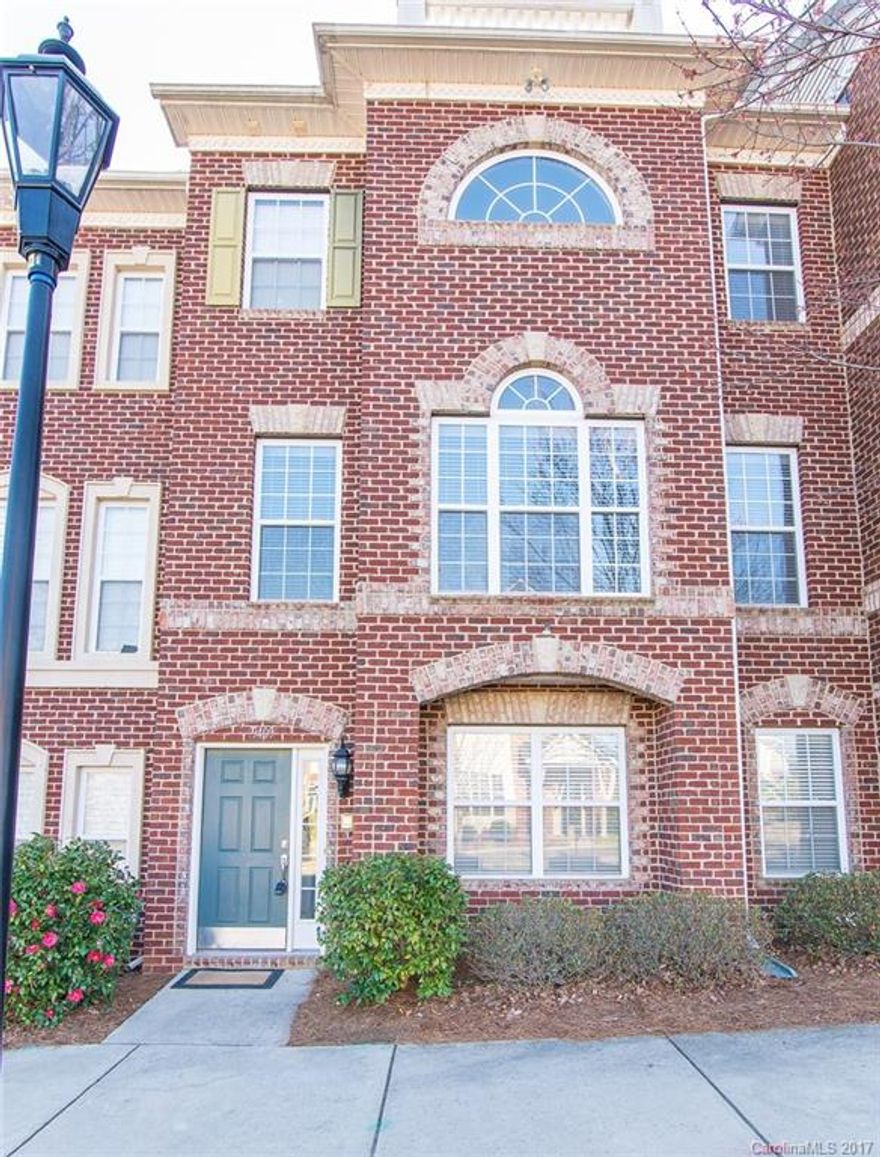 Immaculate townhome. Former model home with all the upgrades INCLUDING an elevator!! Grantite counters, new hardwood floors, epoxy garage floor, gas fireplace, upgraded light fixtures, windows galore!!!, tons of natural light, open concept, crown molding, wainscoting, balcony. Close to dining, shopping, entertainment, and interstate.